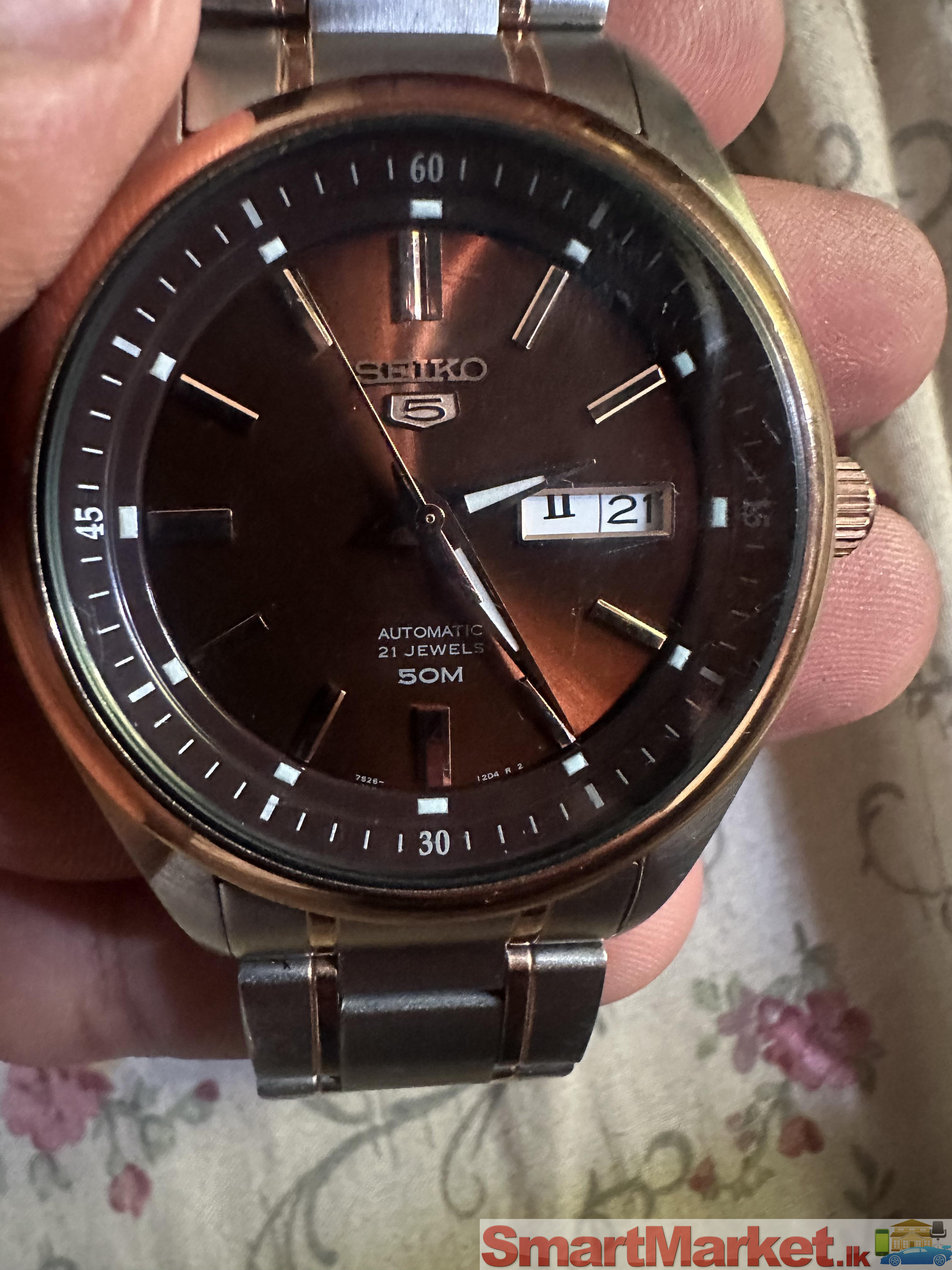 SEIKO 5 21 JEWELS WATCH