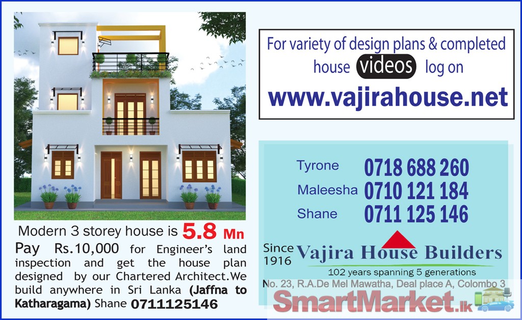 modern house plans in sri lanka two story