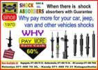 YOU CAN GET 60% LESS IN SHOCKS