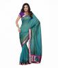 Sale Offer Teal Colored South Cotton Saree