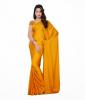 Best Dhamaka Offer On Pure Crepe Yellow Saree